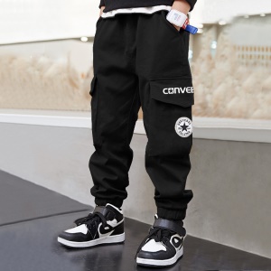 Pantalon de garçon épaissi en conton