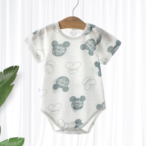 Robe à manches courtes triangulaire pour bébé