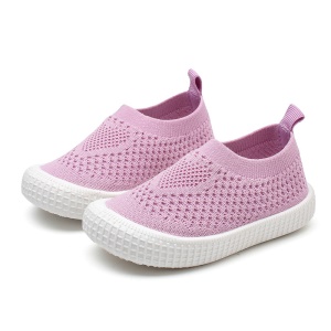 Chaussures pour bébé garçon et fille respirant semelle en caoutchouc souple