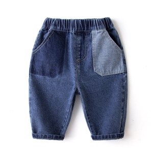 Jeans pour bébé  avec Taille en cuir