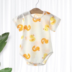 Robe à manches courtes triangulaire pour bébé