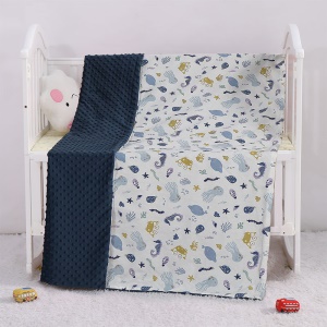 Couverture de bébé en coton avec dessin animé