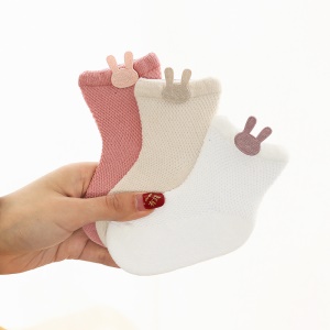 Chaussettes néonatales en coton respirant