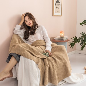 Couverture en coton monocouche