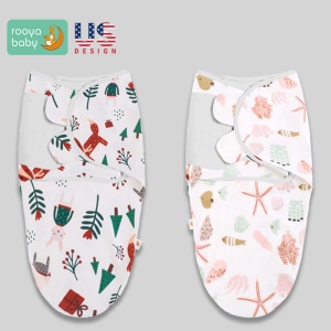Serviette de bain en coton pour bébé nouveau-né Paquet de 2pcs anti-coup de pied