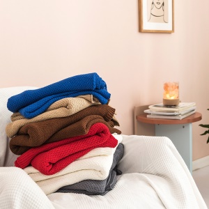 Couverture en coton monocouche