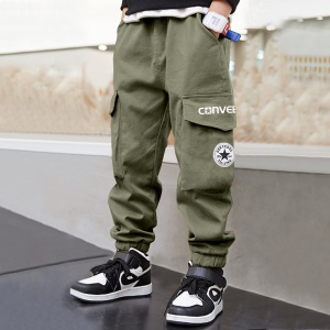 Pantalon de garçon épaissi en conton