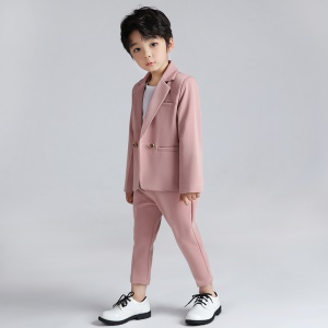 costume rose à deux pièces pour enfants