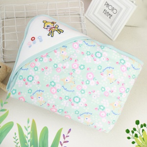 Cape de bain pour bébé en coton épaissi 75 * 75cm