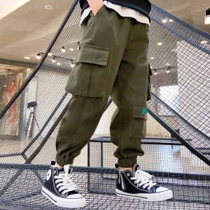 Pantalon de garçon épaissi en conton