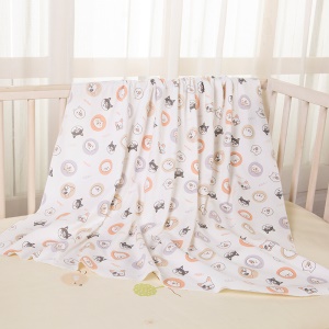 Couverture pour bébé nouveau-né simple en coton
