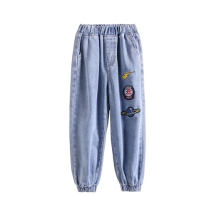 Pantalon en denim avec  pieds extensibles pour enfants