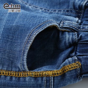 Jean short pantalon pour enfant garçon ceinture élastique