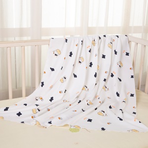 Couverture pour bébé nouveau-né simple en coton