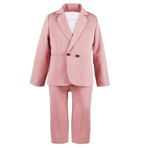 costume rose à deux pièces pour enfants