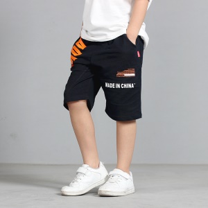 Short casual garçon en coton respirant