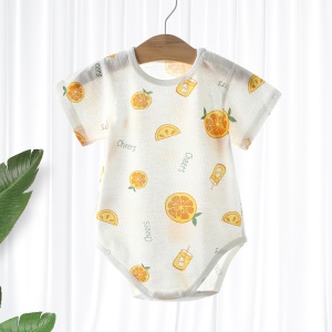 Robe à manches courtes triangulaire pour bébé