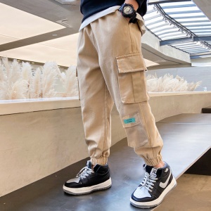 Pantalon de garçon épaissi en conton