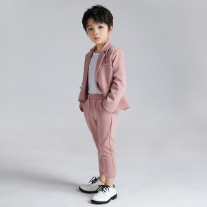 costume rose à deux pièces pour enfants