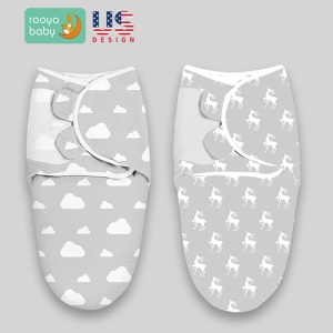 Serviette de bain en coton pour bébé nouveau-né Paquet de 2pcs anti-coup de pied