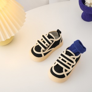 CBC KIDS Chaussures en canvas pour enfants respirant et antidérapant semelle souple en caoutchouc