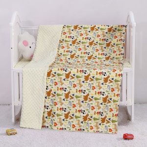 Couverture de bébé en coton avec dessin animé