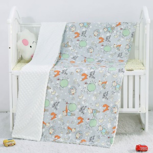Couverture de bébé en coton avec dessin animé