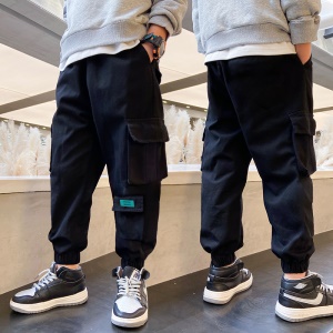 Pantalon de garçon épaissi en conton
