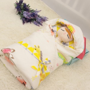 Couette bébé en coton mince détachable