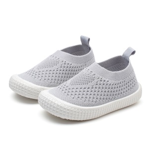 Chaussures pour bébé garçon et fille respirant semelle en caoutchouc souple