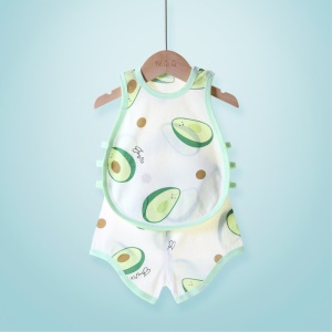 Gilet sans manches en coton pour bébés, garçons et filles