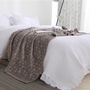 Couverture en flanelle pour chambre  à coucher