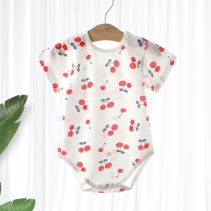Robe à manches courtes triangulaire pour bébé
