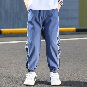 Pantalon anti-moustiques en soie de glace pour garçons à séchage rapide
