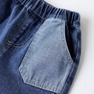 Jeans pour bébé  avec Taille en cuir