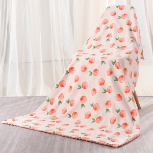 Couverture de bébé en coton avec dessin animé