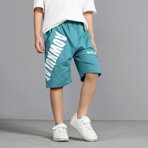 Short casual garçon en coton respirant