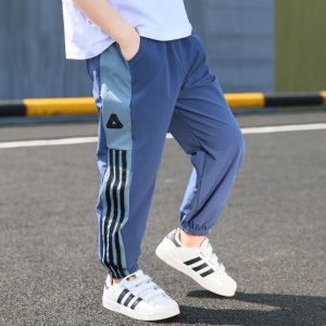 Pantalon anti-moustiques en soie de glace pour garçons à séchage rapide
