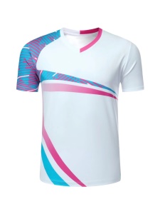 Maillot de tennis de table pour hommes et femmes respirant
