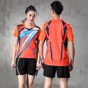 Ensemble (Haut +Bas) de badminton respirant unisexe