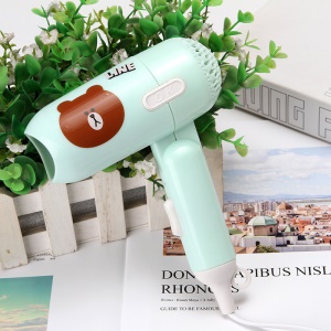 Mini sèche-cheveux pliable petite puissance 400W deux vitesses