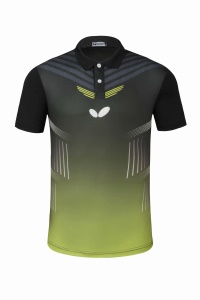 T-shirt d'été à manches courtes de ping-pong papillon respirant à séchage rapide
