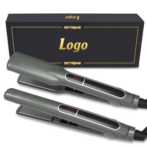 Lisseur à attelle électrique à double usage pour cheveux bouclés et lisses MCH Heating Noyau chaleur monte rapide
