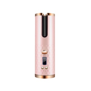 Fer à friser automatique multifonctionnel, portable, rechargeable par USB, sans fil.