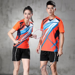 Ensemble (Haut +Bas) de badminton respirant unisexe