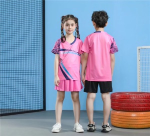 Maillot de tennis de table pour hommes et femmes respirant