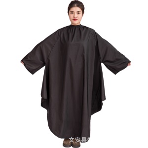 Tablier de coiffure imperméable avec  manches longues