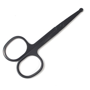 Ciseaux pour sourcils/poils de nez pointus/tête ronde