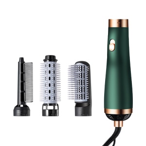 Peigne-sécheur 3 en 1 pour cheveux bouclés et raides à air chaud