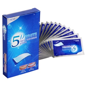 5D Kit de blanchiment de dent en bandes autocollantes